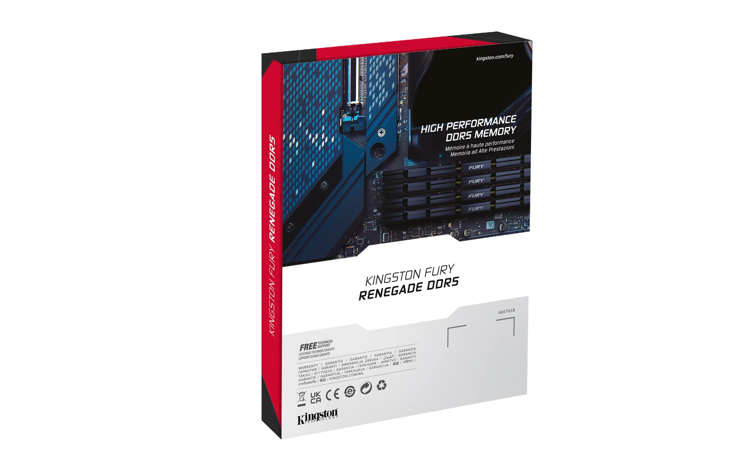 kingston-fury-renegade-ddr5-argento-nero-xmp-48-gb-2x24-gb-8400-mt-s-cl40-cudimm image 6