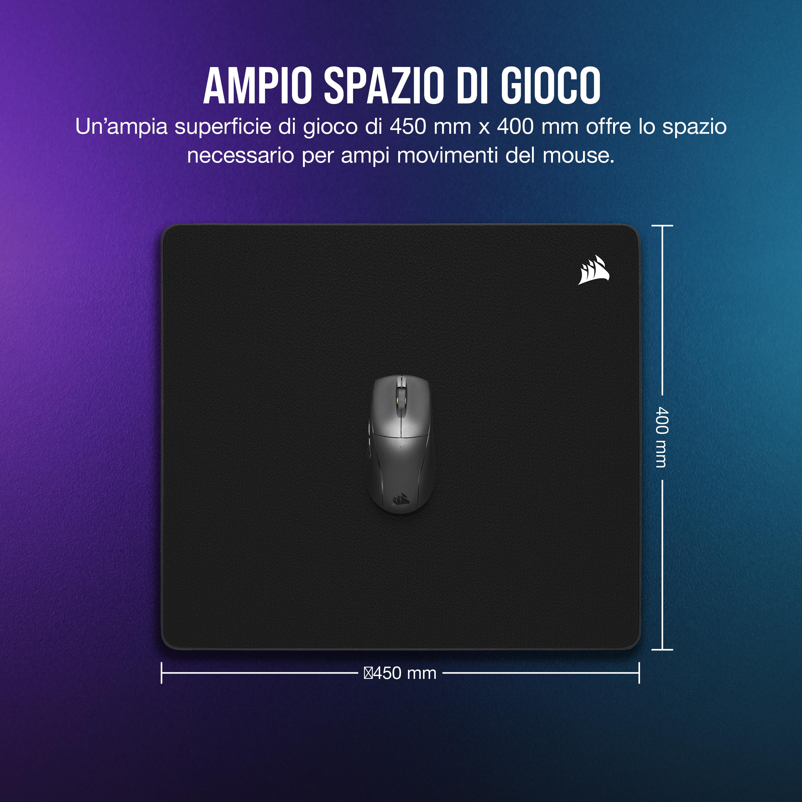 corsair-mm500-v2-tappetino-mouse-gaming-grande-45x40cm-nero image 6