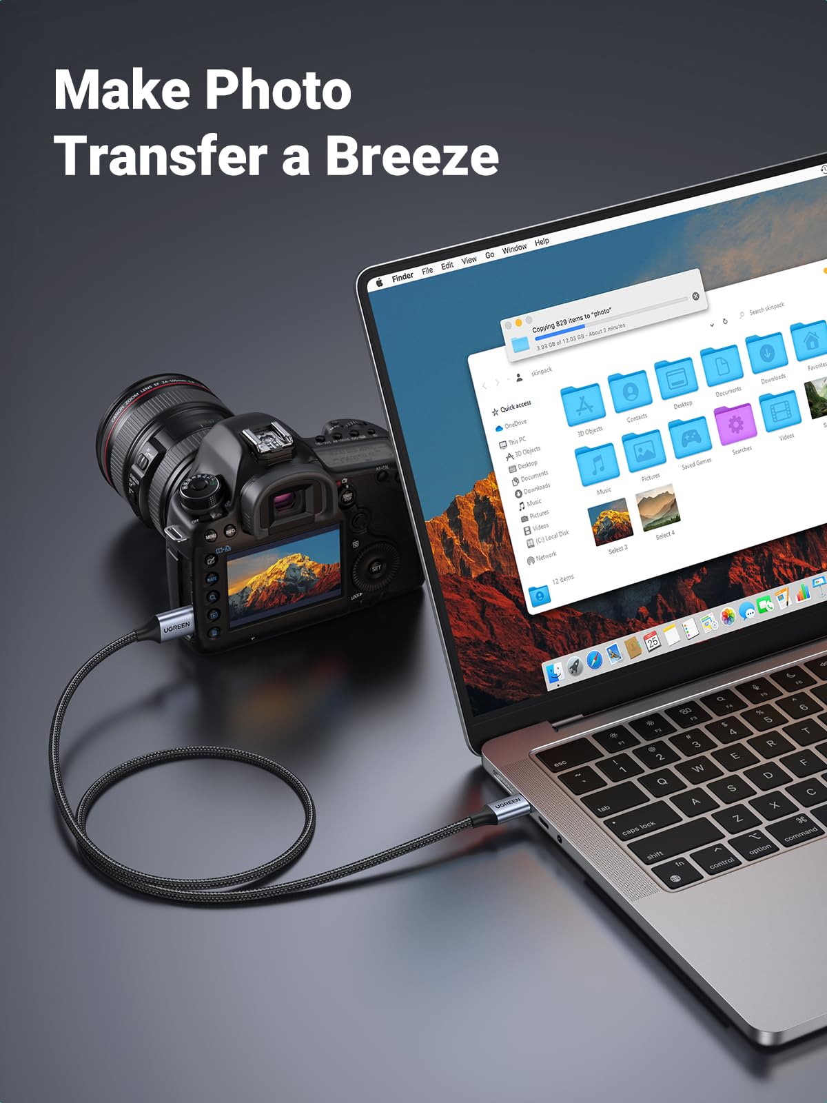 ugreen-cavo-usb-c-a-micro-usb-3-0-0-5m-5gbps-per-hdd-esterni image 5