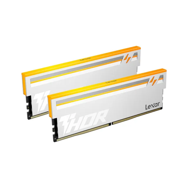 lexar-rgb-ddr5-ram-32gb-kit-2x16gb-6000-mhz-cl38-udimm-desktop-argento image 1