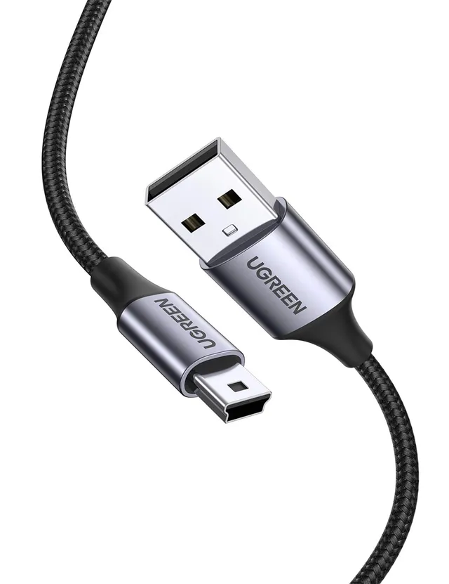 ugreen-cavo-usb-a-2-0-a-mini-b-nylon-1m image 1