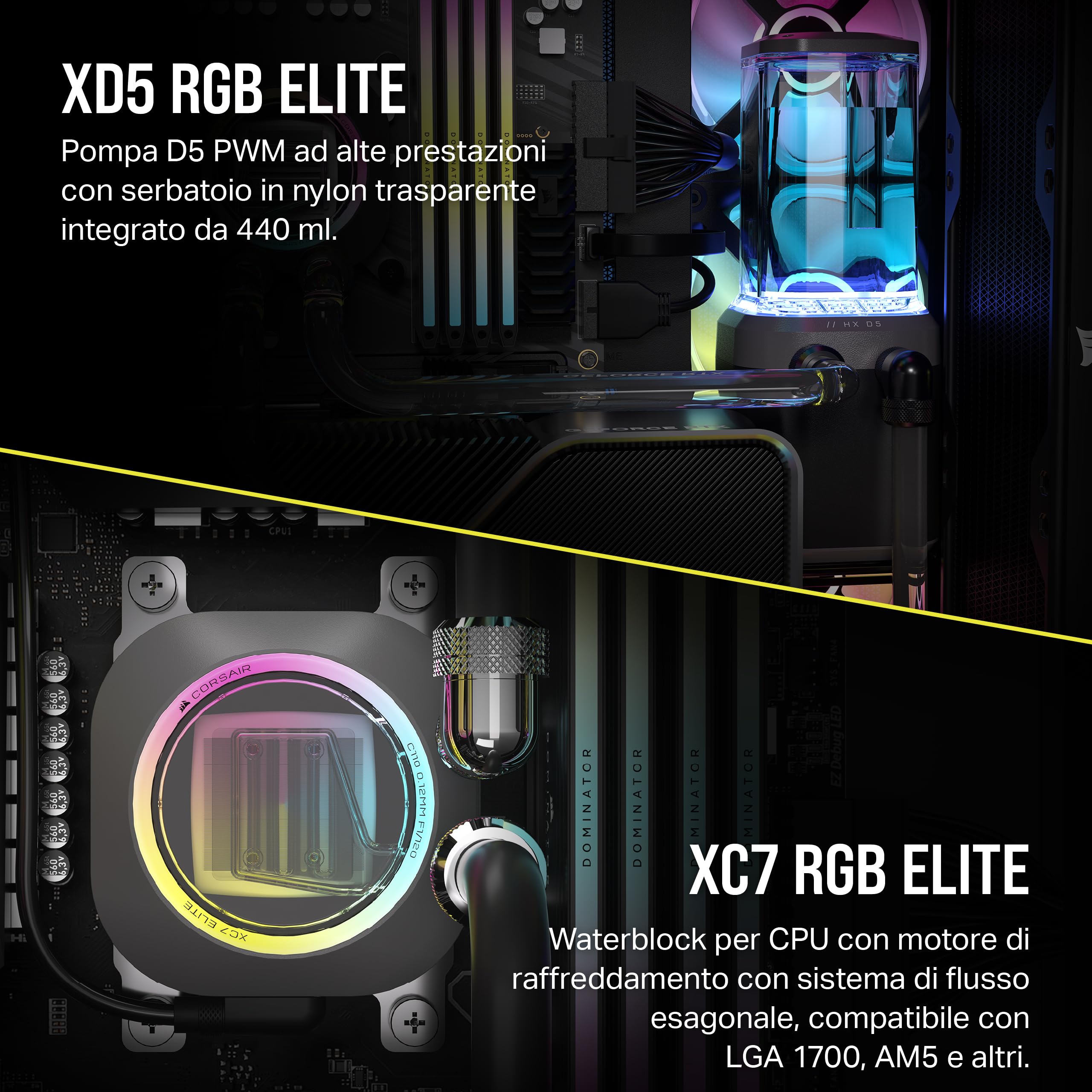 corsair-hydro-x-series-icue-link-xh405i-kit-custom-loop-360-mm-grigio-acciaio image 4