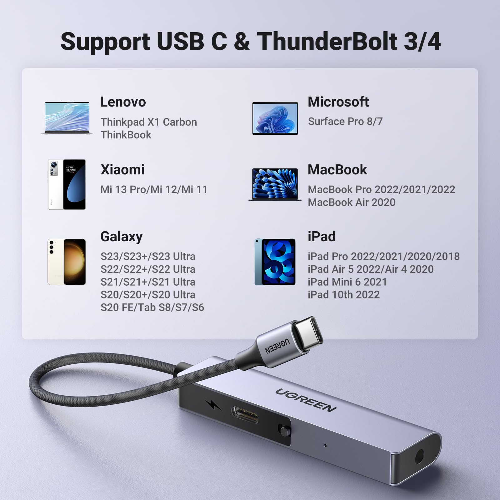 ugreen-adattatore-usb-c-a-jack-3-5mm-pd-60w-hi-res-32bit-384khz-con-dac image 7