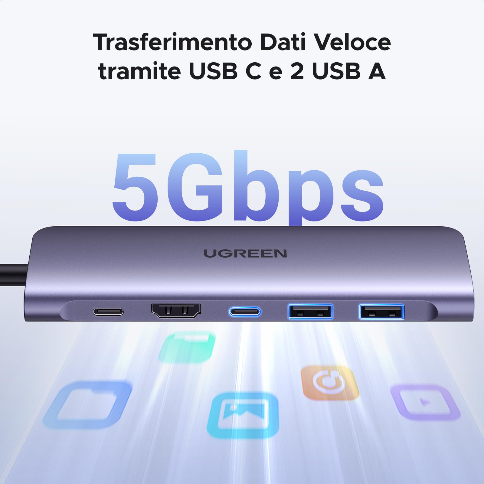 ugreen-revodok-1071-hub-usb-c-7-in-1-hdmi-4k-pd-100w image 5