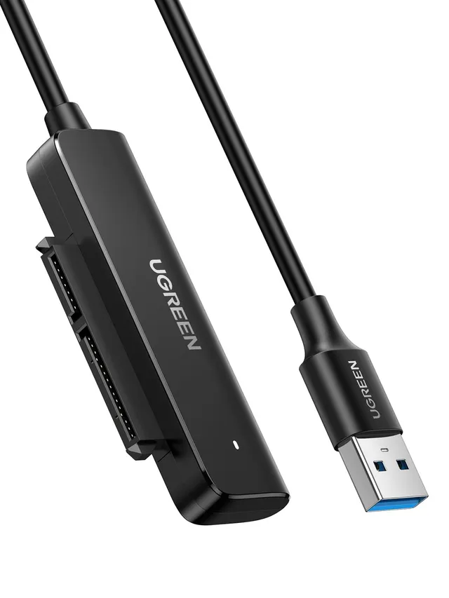 ugreen-adattatore-sata-usb-3-0-per-ssd-hdd-2-5-fino-a-6tb-cavo-slim image 1