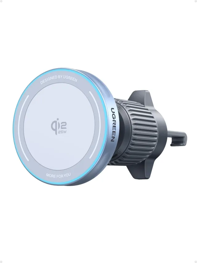 ugreen-magflow-qi2-25w-caricatore-wireless-magnetico-da-auto-con-supporto-360 image 1