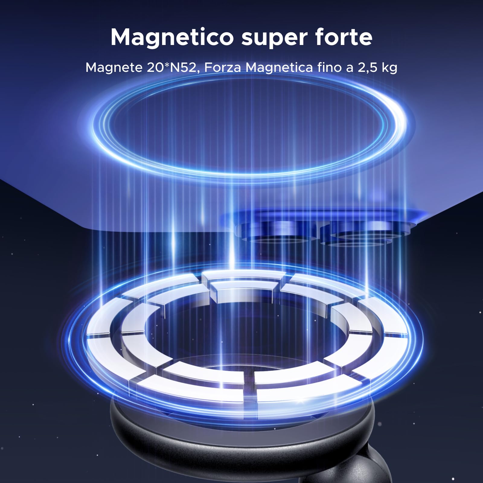 ugreen-supporto-telefono-auto-magsafe-20xn52-rotazione-360 image 3