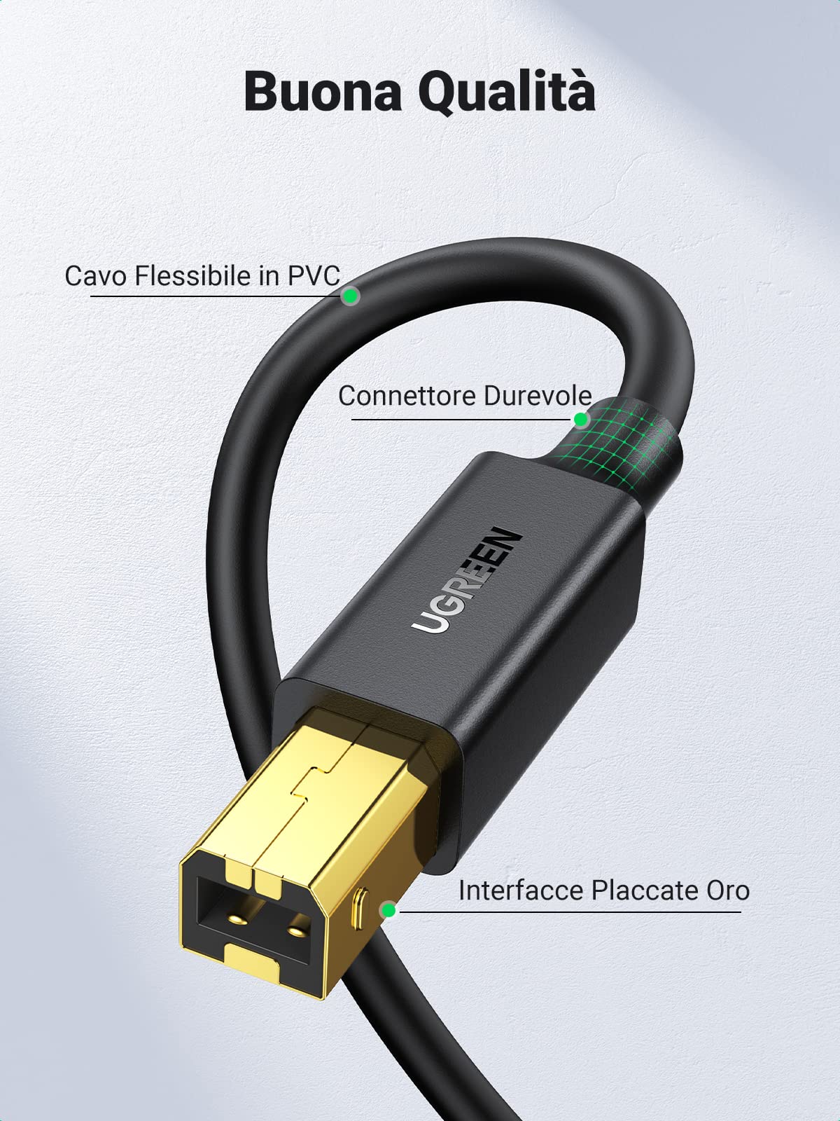 ugreen-cavo-stampante-usb-2-0-a-a-b-maschio-1-5m-480mbps image 4