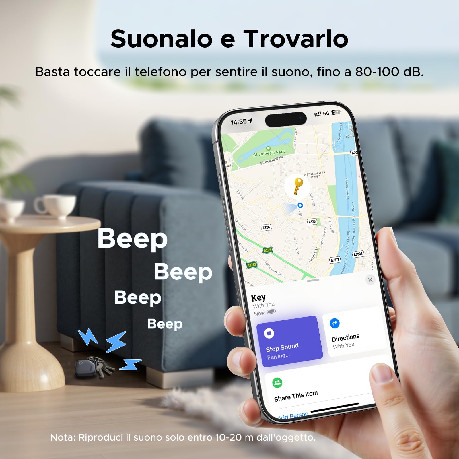 ugreen-finetrack-smart-finder-con-apple-find-my-usb-c-4-pezzi image 4