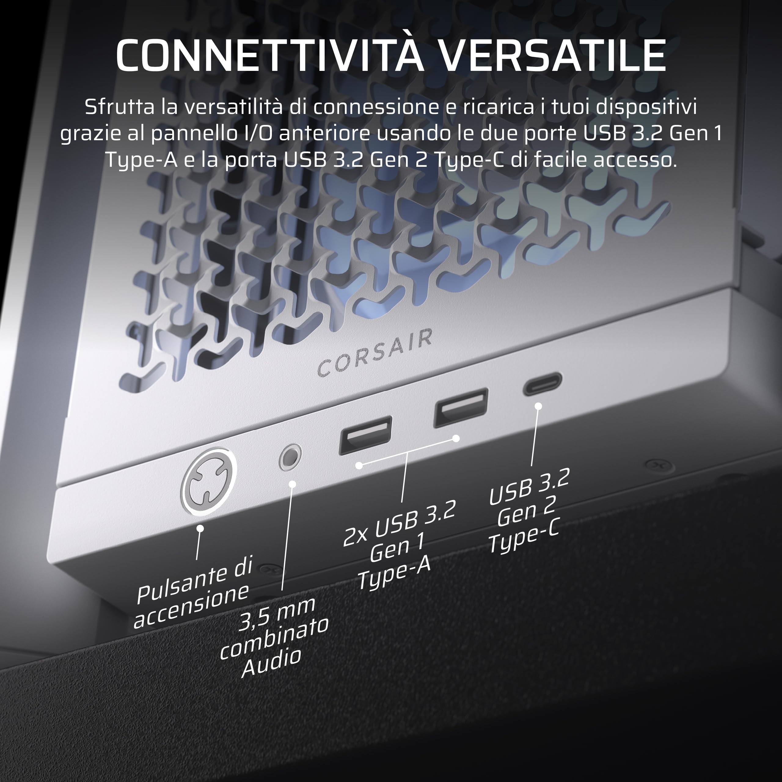 corsair-frame-4000d-rs-argb-case-mid-tower-atx-per-pc-bianco image 7