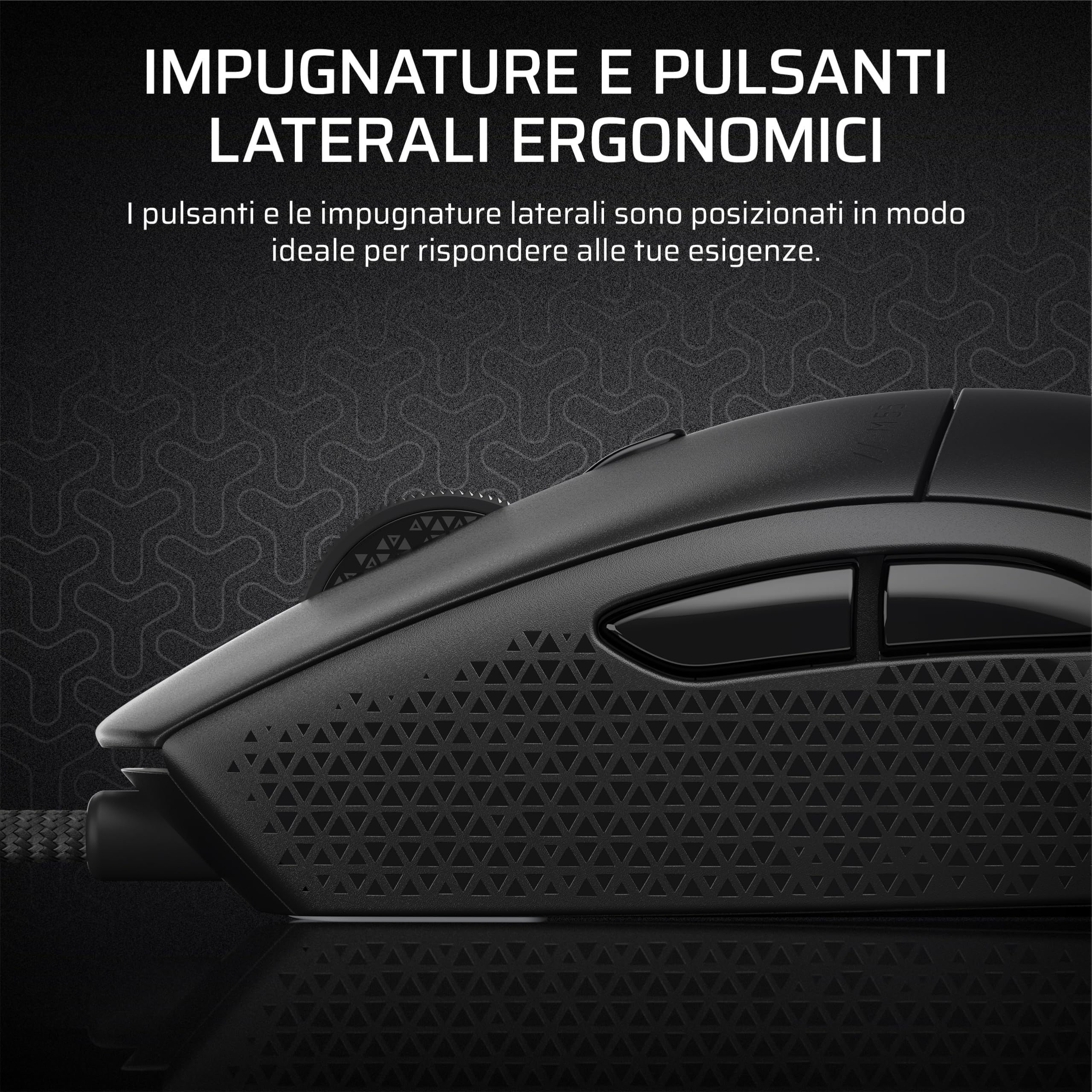 corsair-m55-mouse-gaming-fps-cablato-leggero-55g-16-000-dpi-nero image 5