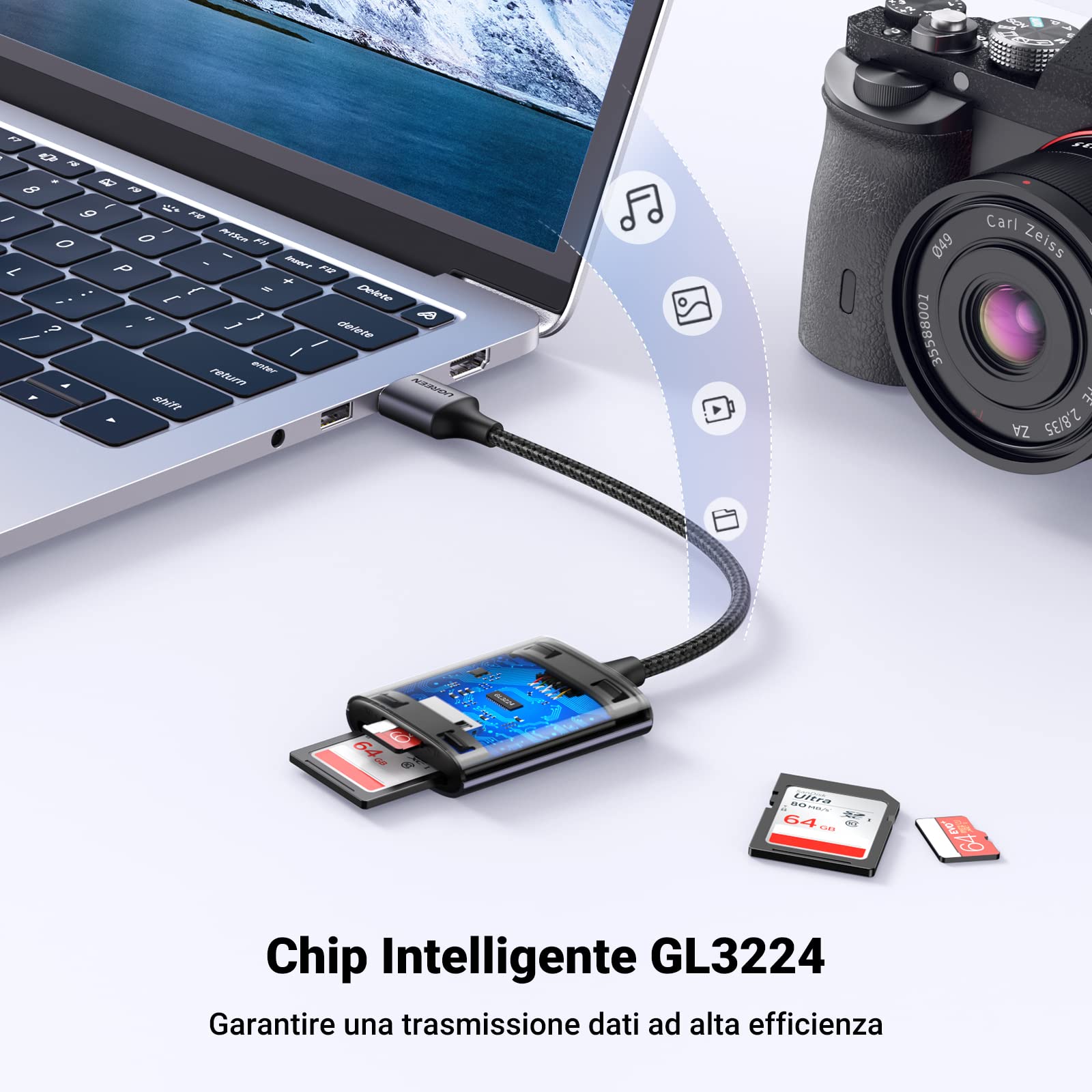 ugreen-lettore-schede-sd-microsd-usb-3-0-5gbps-in-alluminio image 7