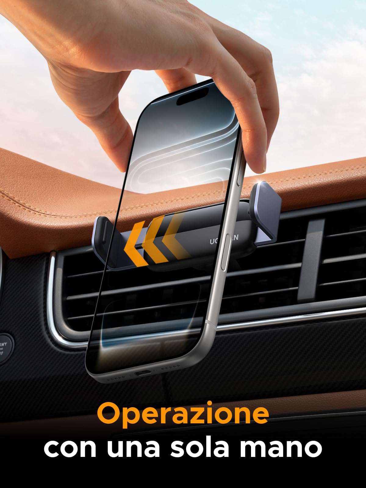 ugreen-supporto-telefono-auto-per-bocchetta-aria-360-4-7-7-12-pollici-nero image 2
