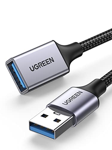 ugreen-cavo-prolunga-usb-3-0-nylon-maschio-a-femmina-5gbps-1m-alluminio image 8