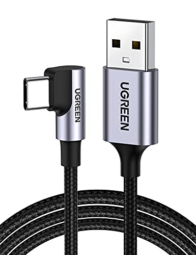 ugreen-cavo-usb-a-a-usb-c-90-gradi-3a-qc-3-0-480mbps-0-5m image 8