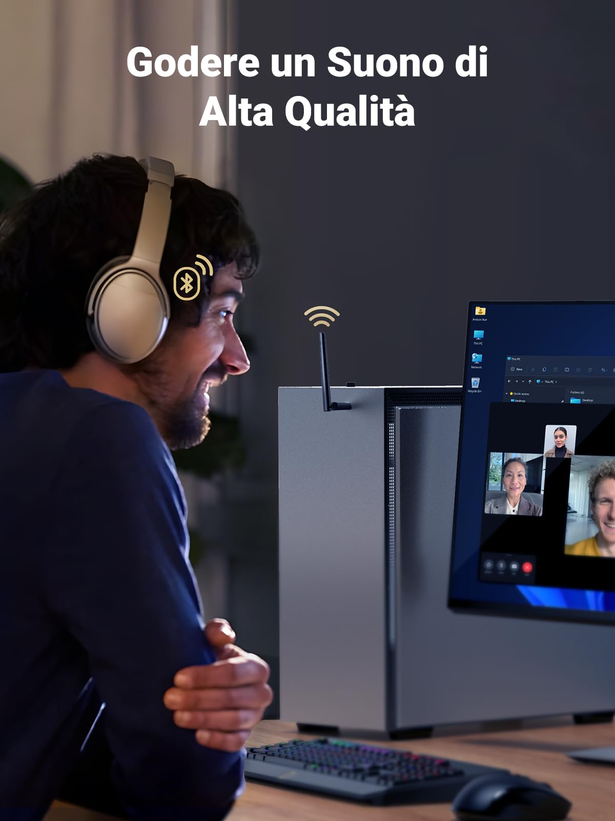 ugreen-adattatore-bluetooth-5-3-usb-dongle-con-antenna-per-pc-windows image 7