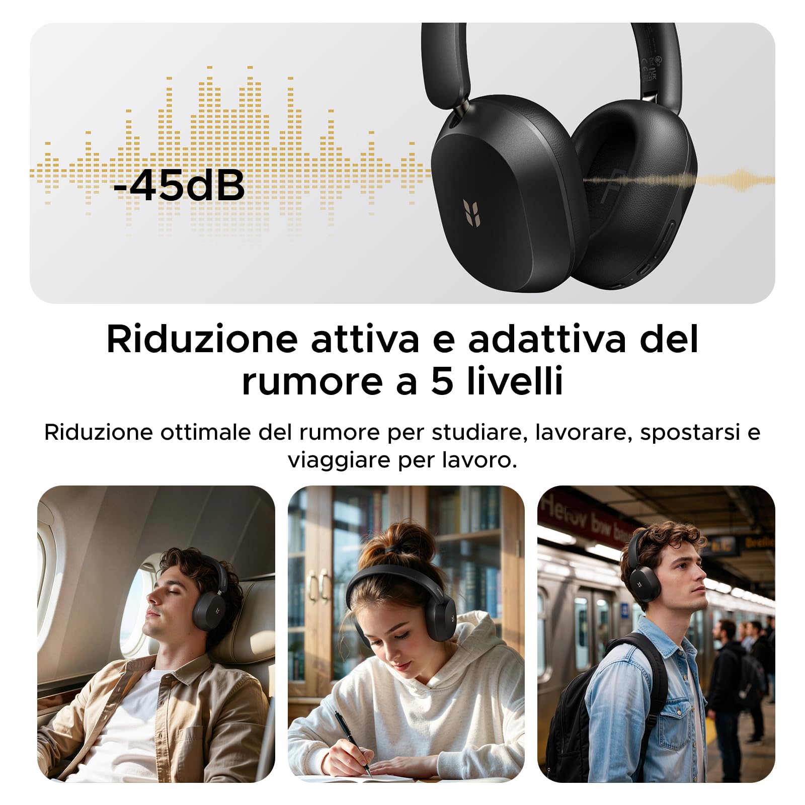 ugreen-hitune-max5s-cuffie-bluetooth-over-ear-anc-45db-hi-res-112-ore-nero image 3