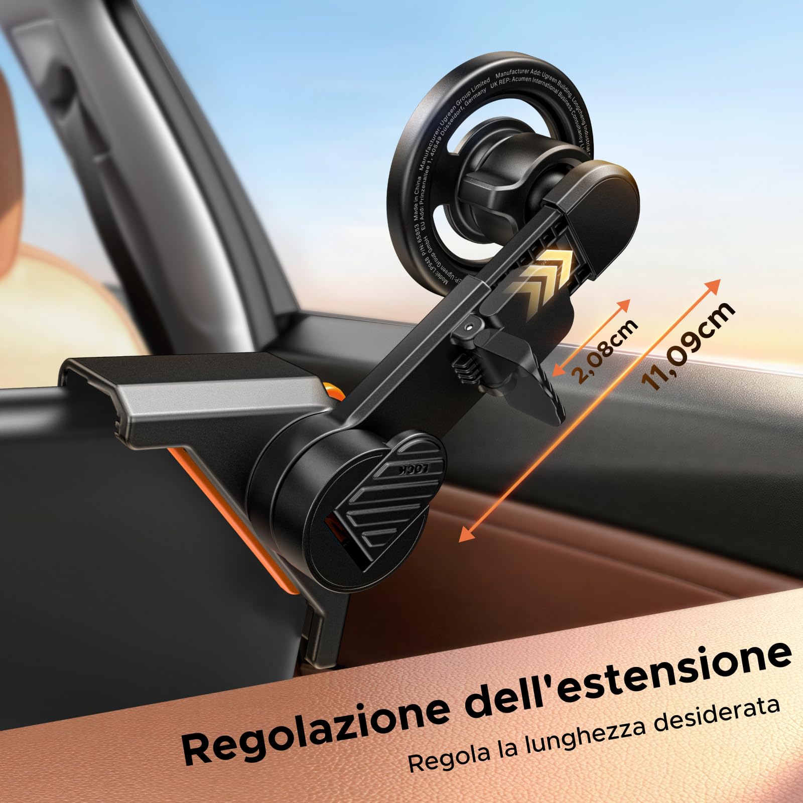 ugreen-supporto-telefono-auto-magnetico-magsafe-per-tesla-model-3-model-y image 4