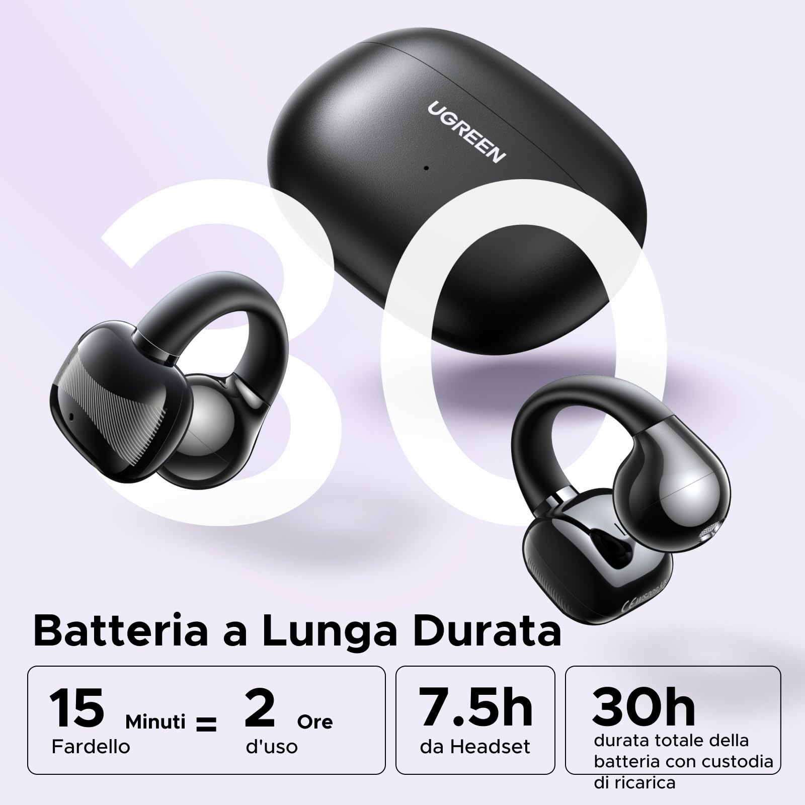 ugreen-hitune-s3-cuffie-bluetooth-open-ear-sport-nere image 7