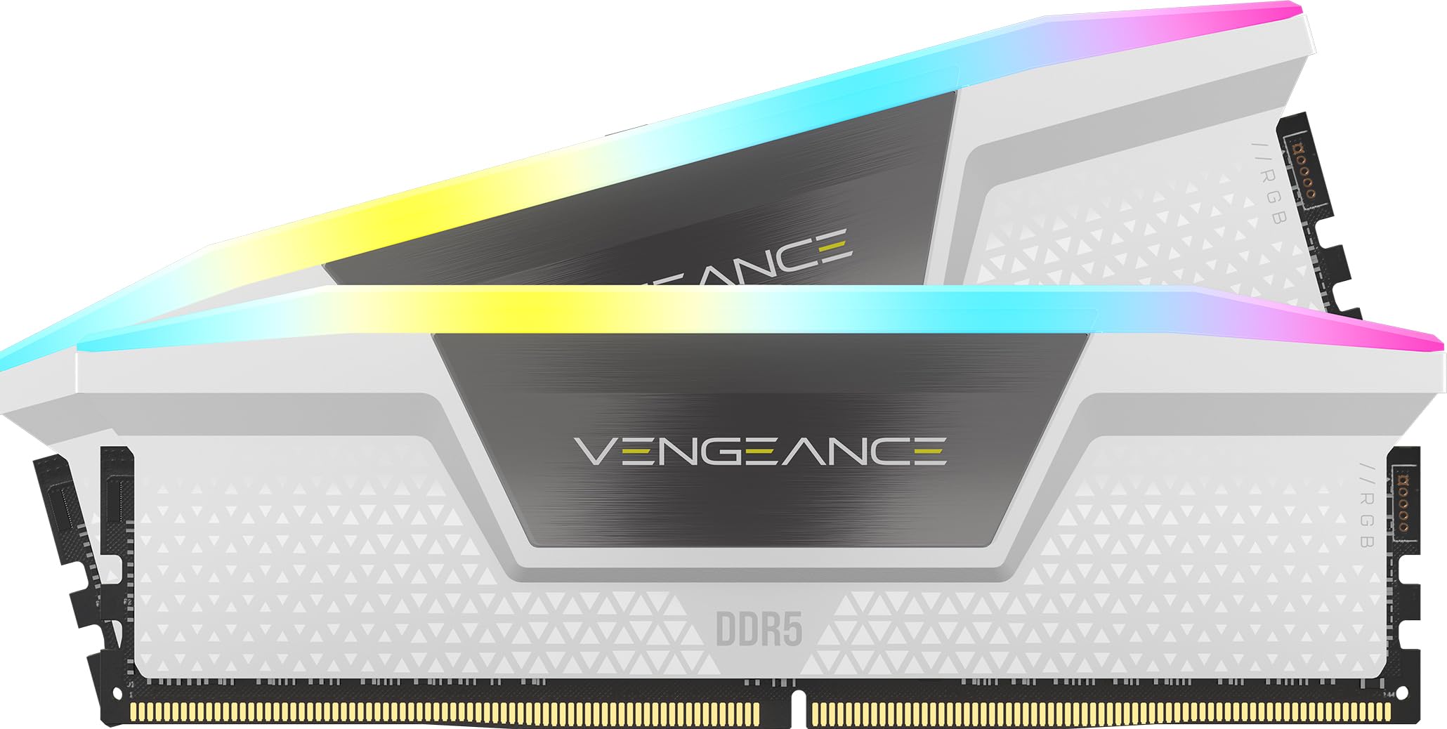 corsair-vengeance-rgb-ddr5-32gb-2x16gb-6400mhz-cl32-ram-desktop-bianca image 1