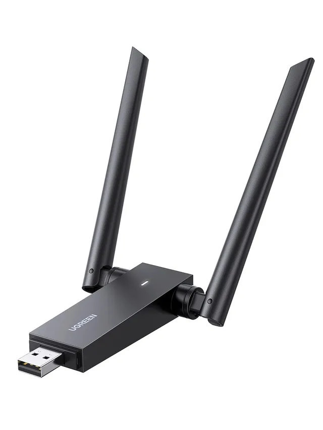 ugreen-adattatore-wifi-usb-ac1300-mbps-dual-band-5ghz-2-4ghz-con-antenne-ad-alto image 1