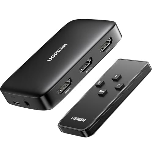 ugreen-switch-hdmi-4k-3-ingressi-1-uscita-switcher-uhd-3d-con-telecomando image 8