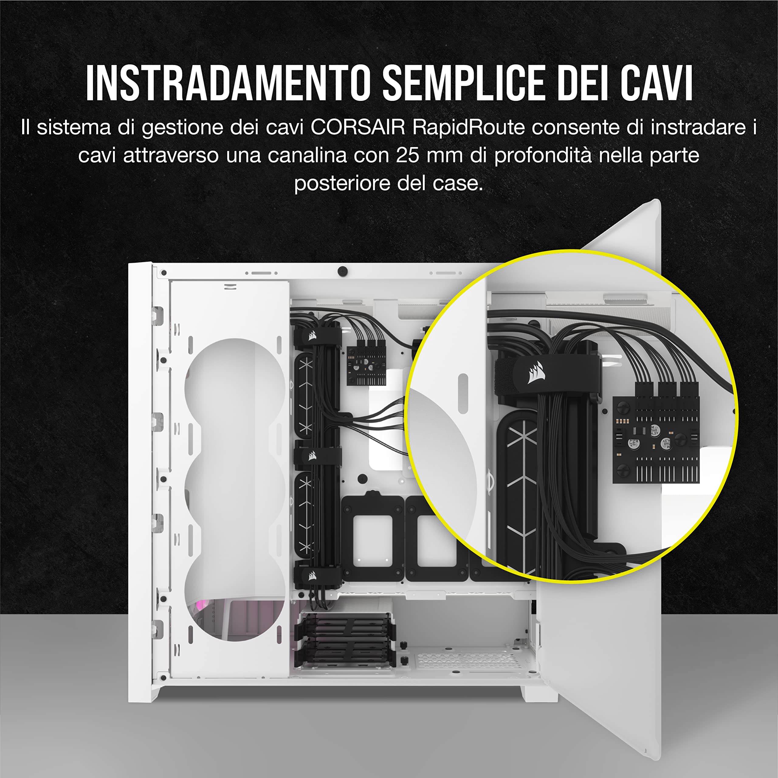 corsair-icue-5000d-rgb-airflow-mid-tower-atx-nero-con-3-ventole-af120-rgb-elite image 6