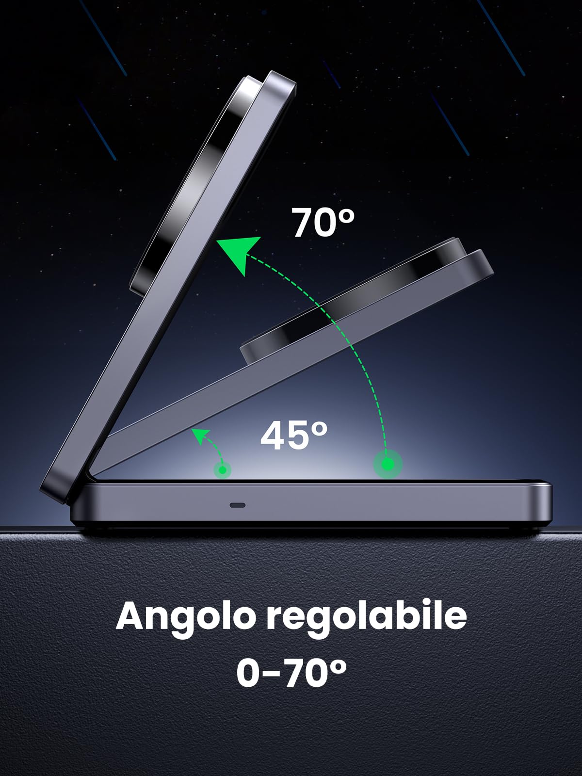 ugreen-magflow-stazione-ricarica-magnetica-2-in-1-per-iphone-e-airpods image 7