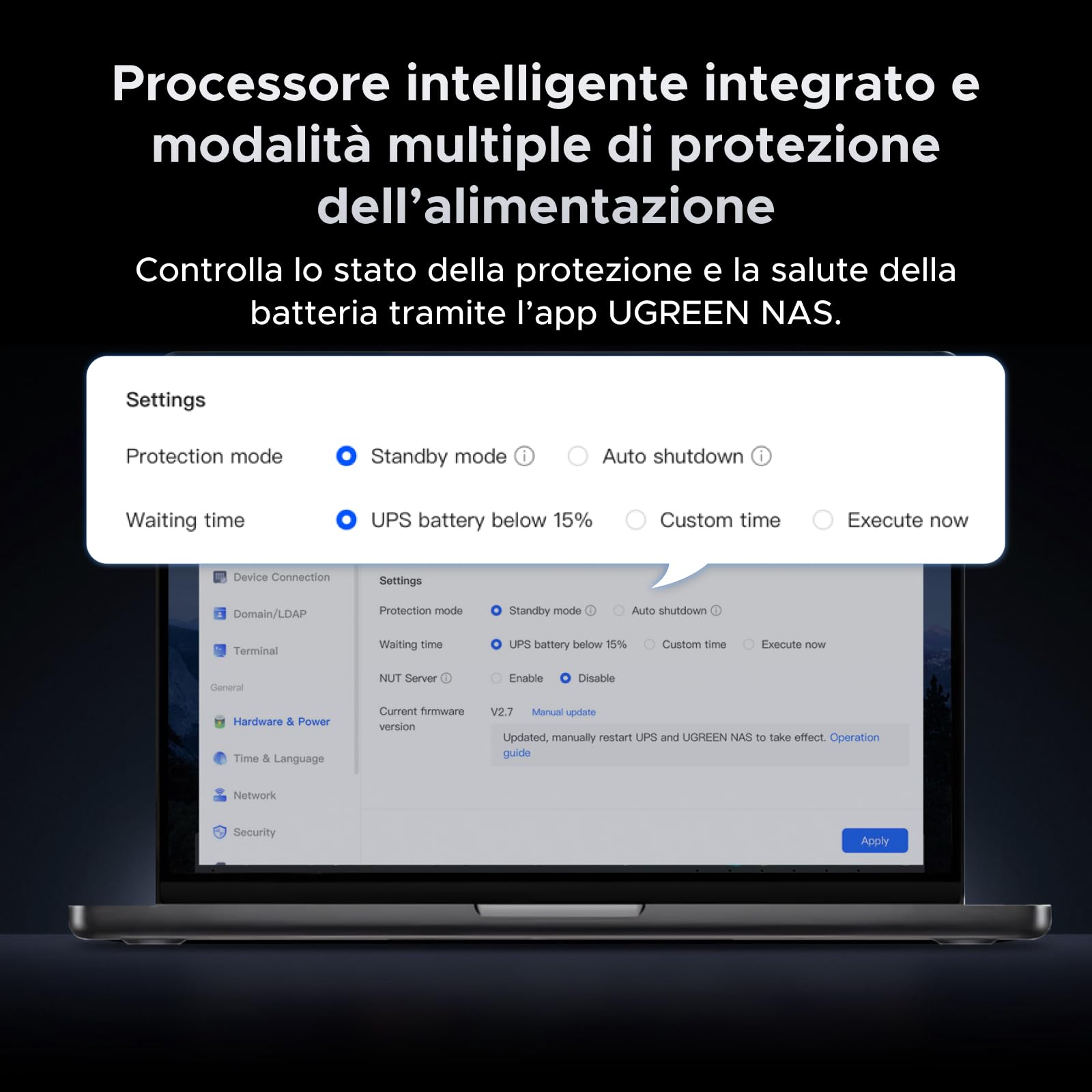 ugreen-nasync-us2000-ups-72w-per-nas-ugreen-con-protezione-sovratensione-e-contr image 5