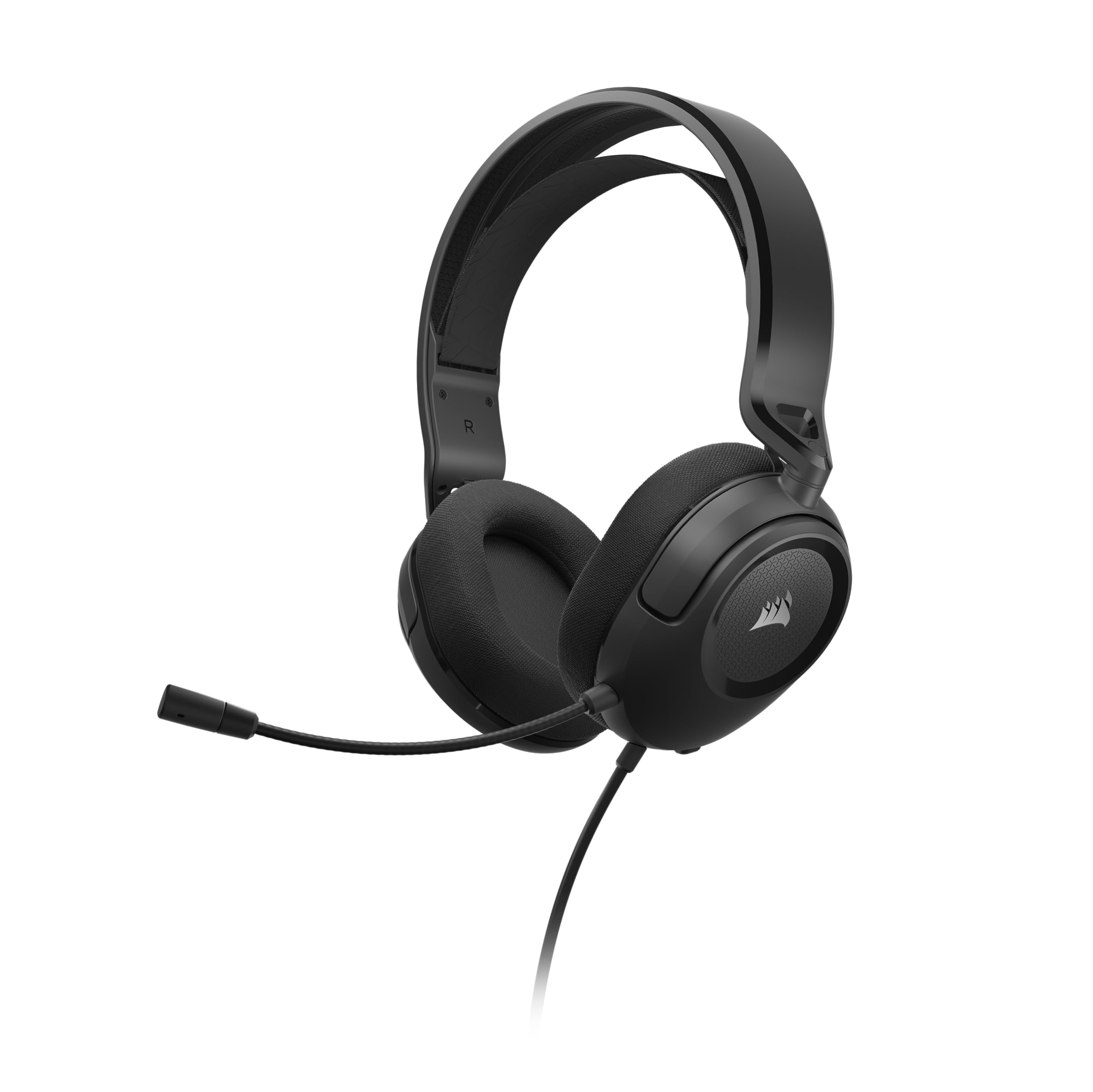 corsair-hs35-v2-cuffie-gaming-con-cavo-multipiattaforma-jack-3-5-mm-carbonio image 1