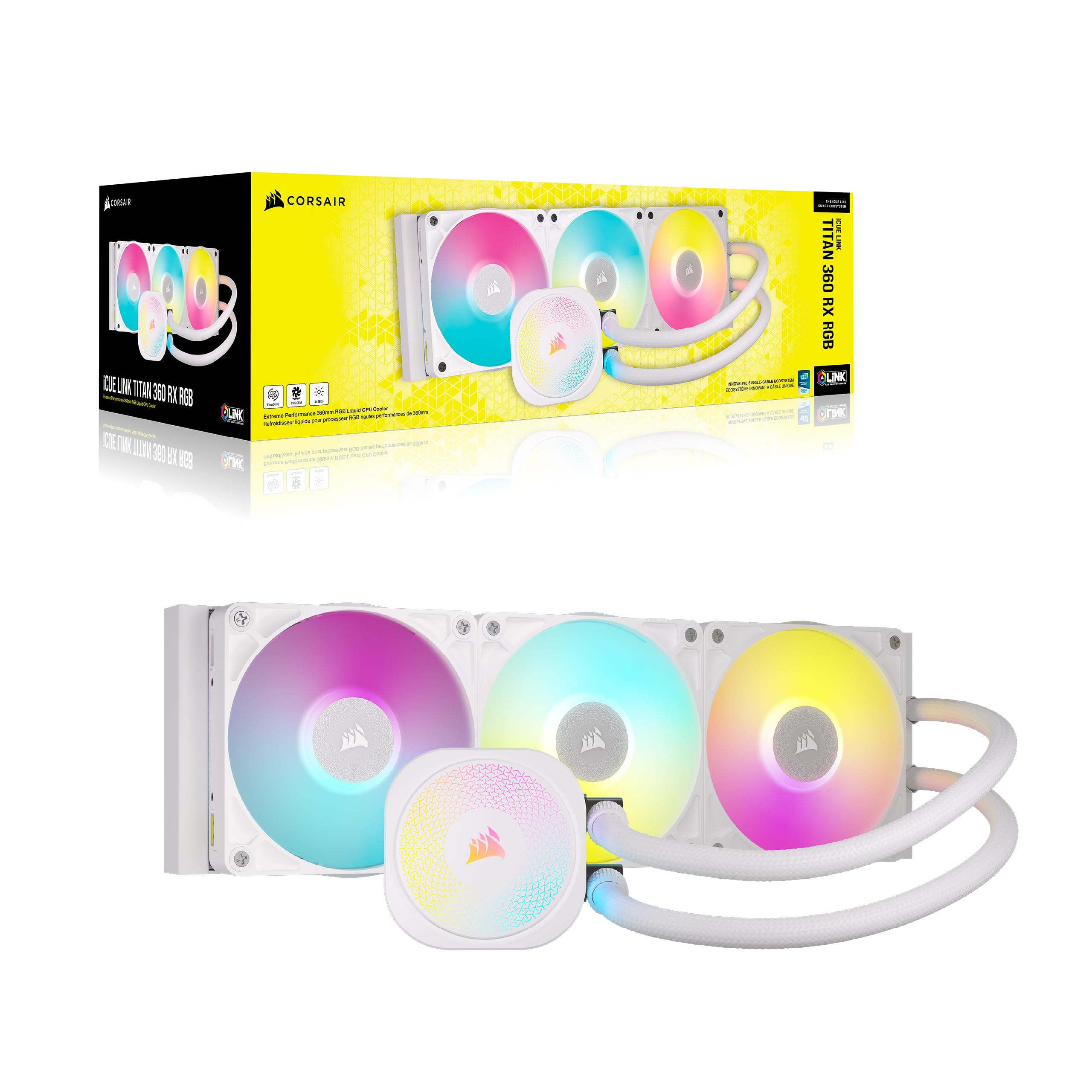 corsair-icue-link-titan-360-rx-rgb-dissipatore-liquido-360-mm-bianco image 7