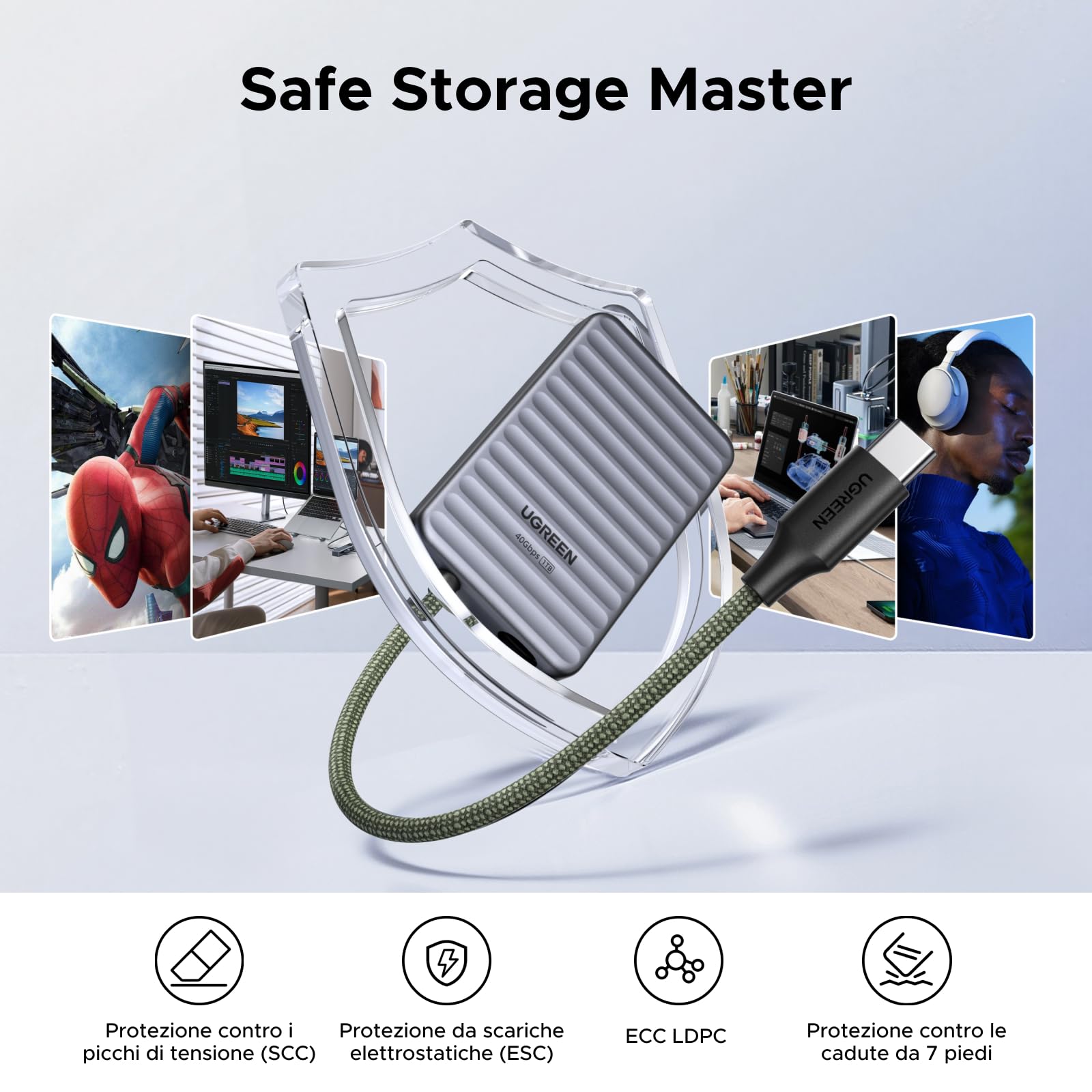 ugreen-neodrive-go-ssd-portatile-1tb-usb4-fino-a-4000-mb-s-con-cavo-integrato image 7