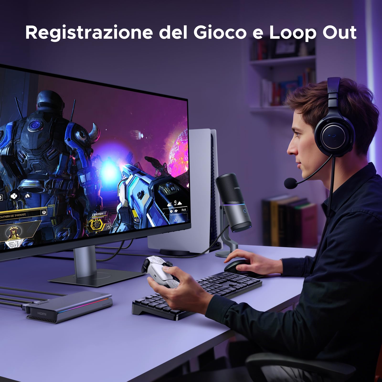 ugreen-scheda-di-acquisizione-video-hdmi-2-1-4k-144hz-usb-3-2-gen-2-con-loopout- image 5
