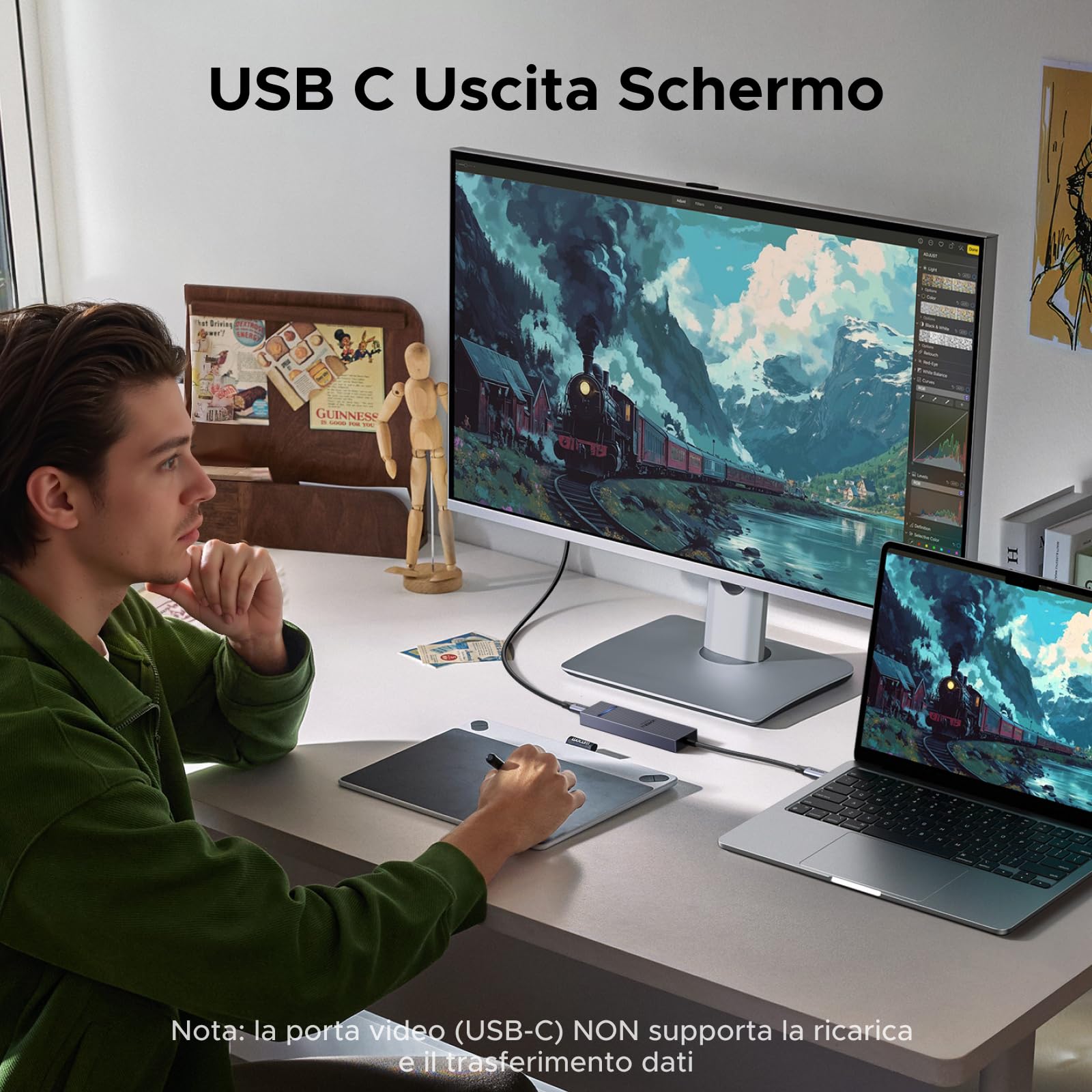 ugreen-revodok-pro-hub-usb-c-6-in-1-10gbps-4k60hz-pd-100w image 3
