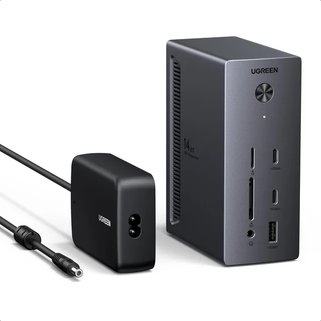ugreen-revodok-pro-hub-usb-c-14-in-1-docking-station-triplo-display-2x-hdmi-4k60 image 1