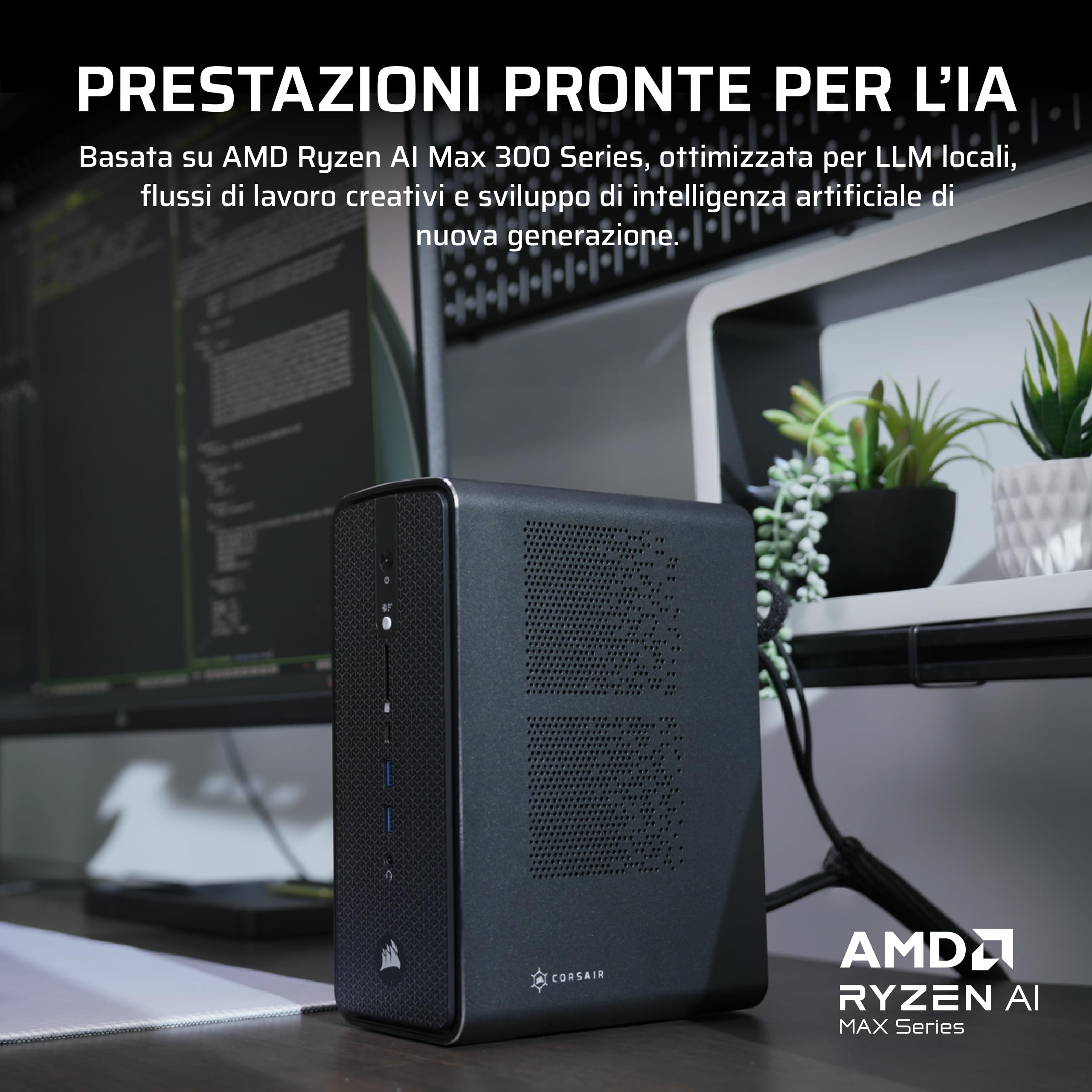 corsair-ai-workstation-300-ryzen-ai-max-385-64gb-1tb-nero image 4