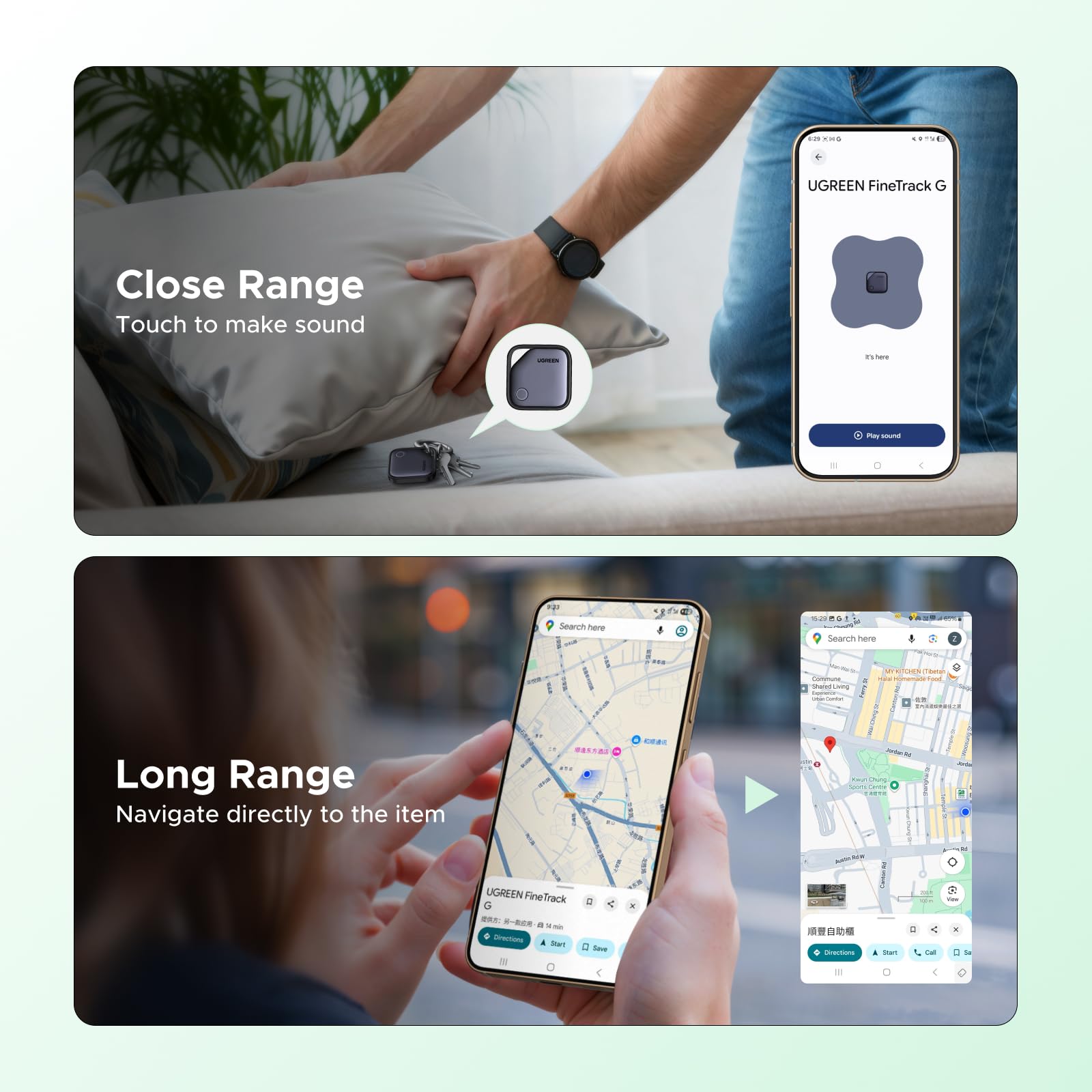 ugreen-finetrack-g-smart-finder-per-android-google-find-hub-usb-c-4-pezzi image 3