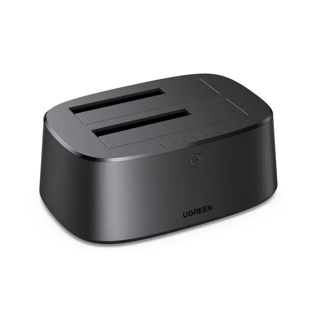 ugreen-stazione-docking-hard-disk-dual-bay-usb-3-0-5gbps-con-clonazione-offline- image 1
