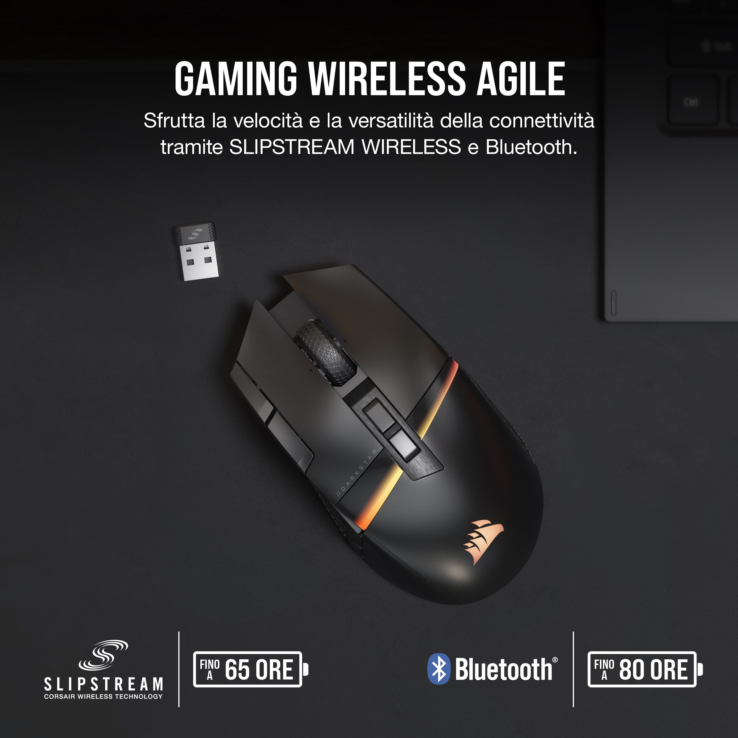 corsair-darkstar-rgb-wireless-mouse-gaming-mmo-26000-dpi-15-pulsanti-nero image 5