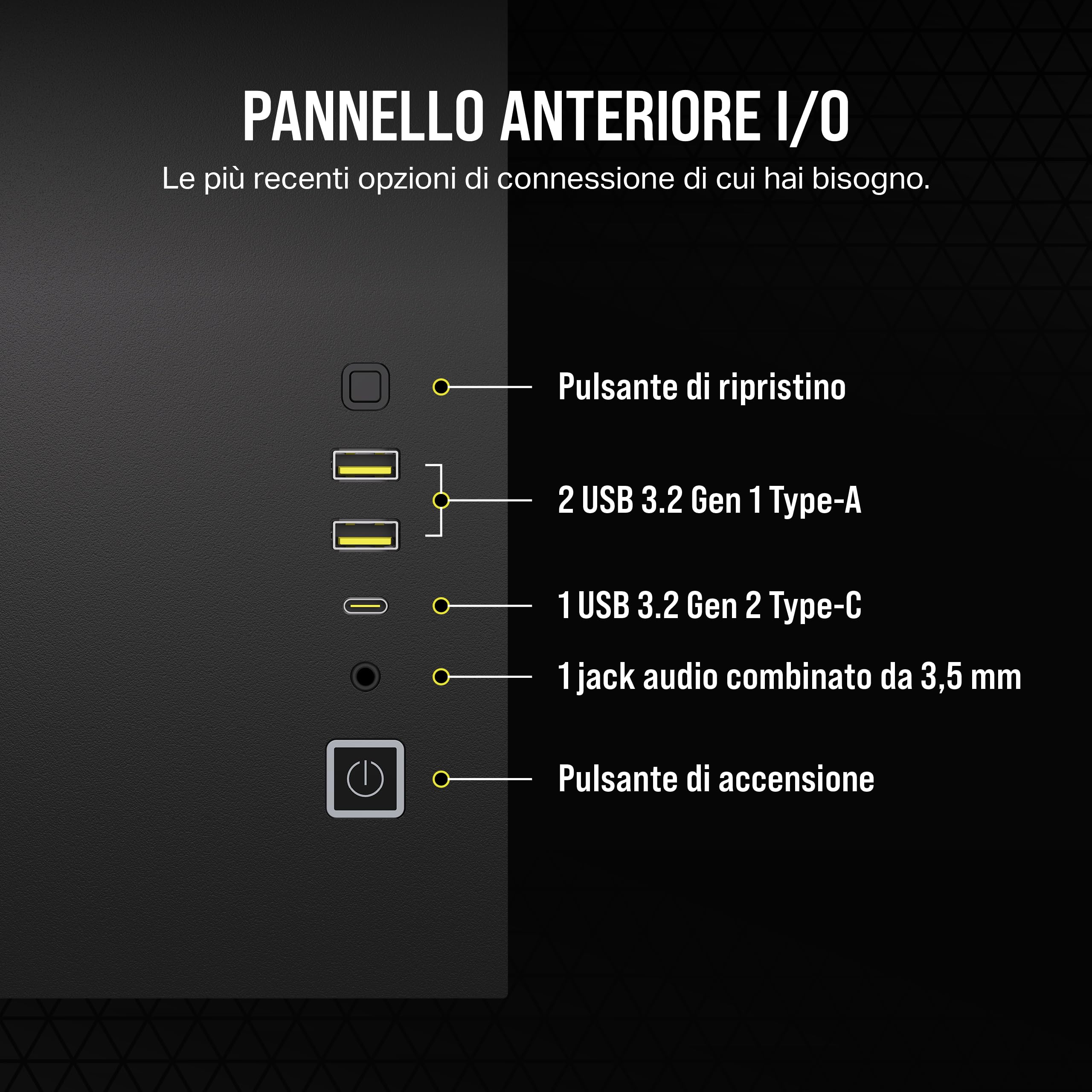 corsair-2500x-case-pc-matx-doppia-camera-vetro-temperato-nero-senza-ventole image 8