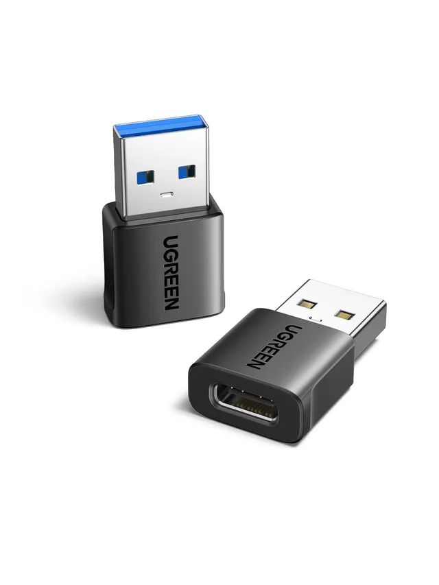 ugreen-adattatore-usb-a-maschio-a-usb-c-femmina-10gbps-usb-3-2-confezione-da-2-p image 1