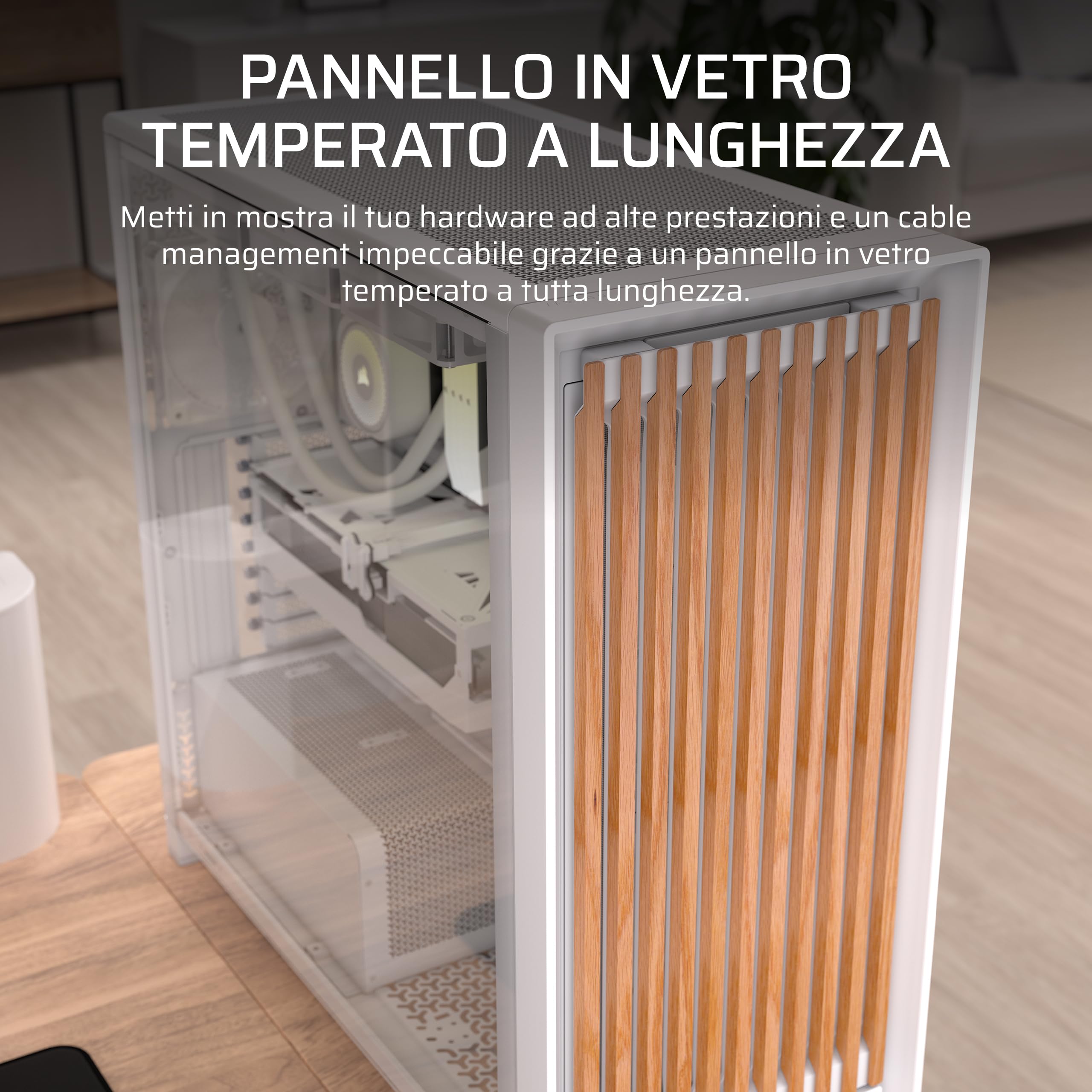 corsair-frame-5000d-wood-rs-case-pc-mid-tower-atx-bianco-rovere-pannello-frontal image 6