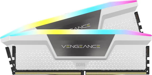 corsair-vengeance-rgb-ddr5-32gb-2x16gb-6000mhz-cl36-intel-xmp-bianco image 1