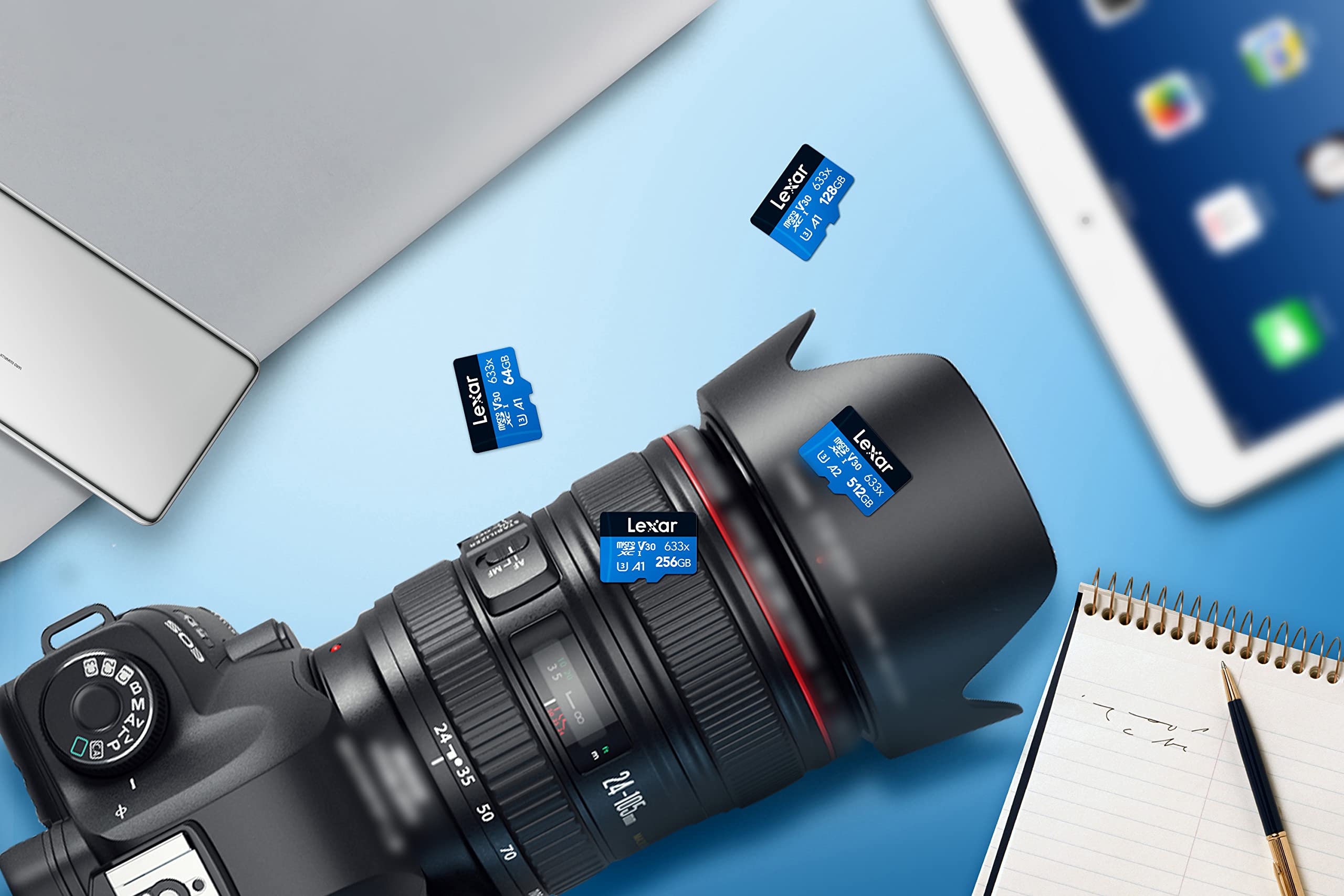 lexar-blue-series-scheda-microsdxc-256gb-uhs-i-100-mb-s-con-adattatore-sd image 7