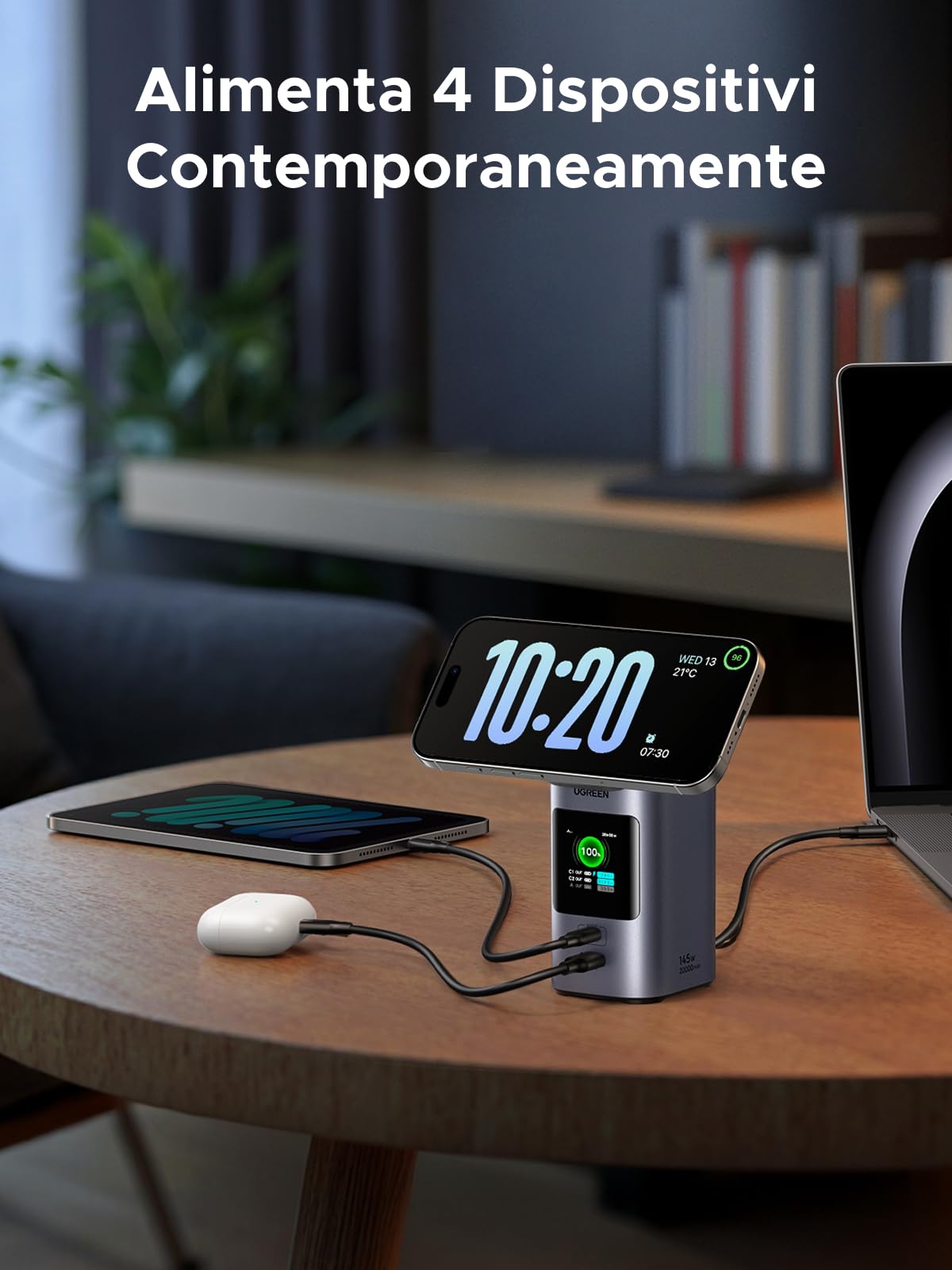 ugreen-nexode-pro-qi2-15w-power-bank-20000mah-pd-100w-4-in-1 image 5