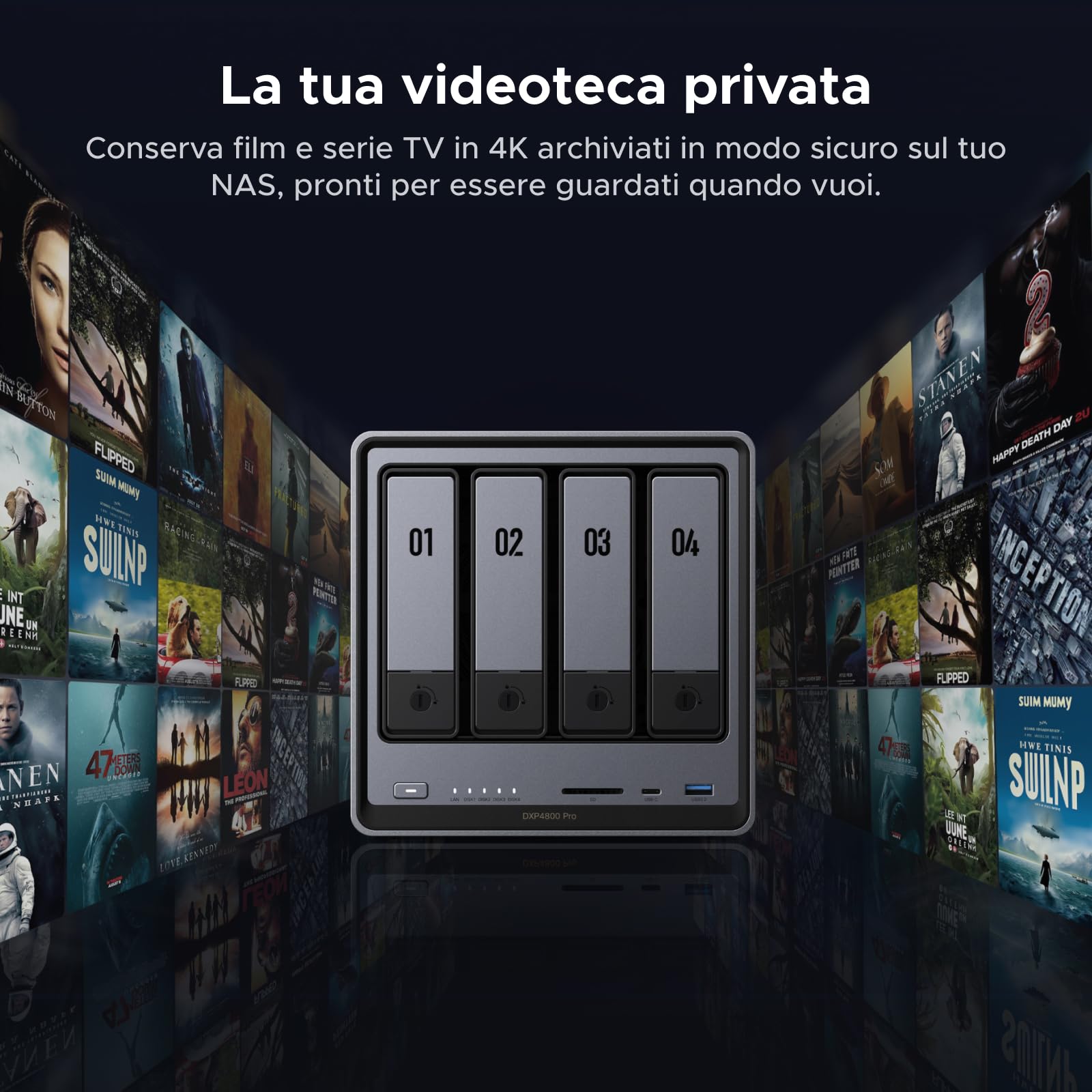 ugreen-nasync-dxp4800-pro-nas-4-vani-senza-hdd-intel-core-i3-1315u-10gbe image 4