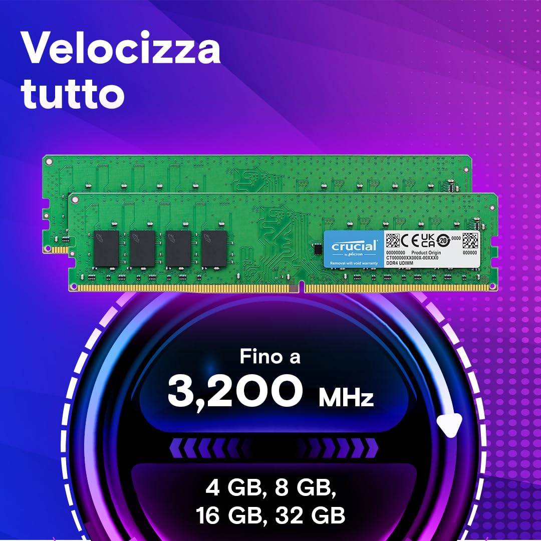 crucial-16gb-kit-2x8gb-ddr4-3200mhz-cl22-dimm-per-desktop-pc image 2