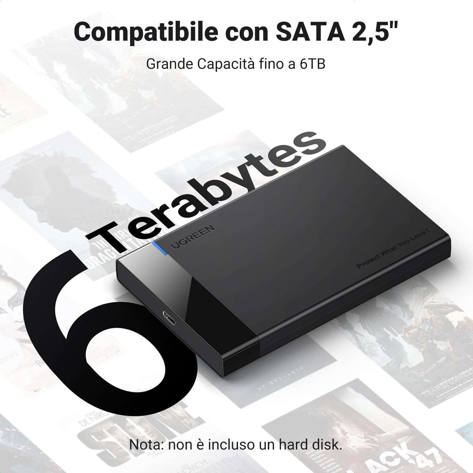 ugreen-box-esterno-hdd-ssd-2-5-usb-c-3-1-gen-2-6gbps image 3