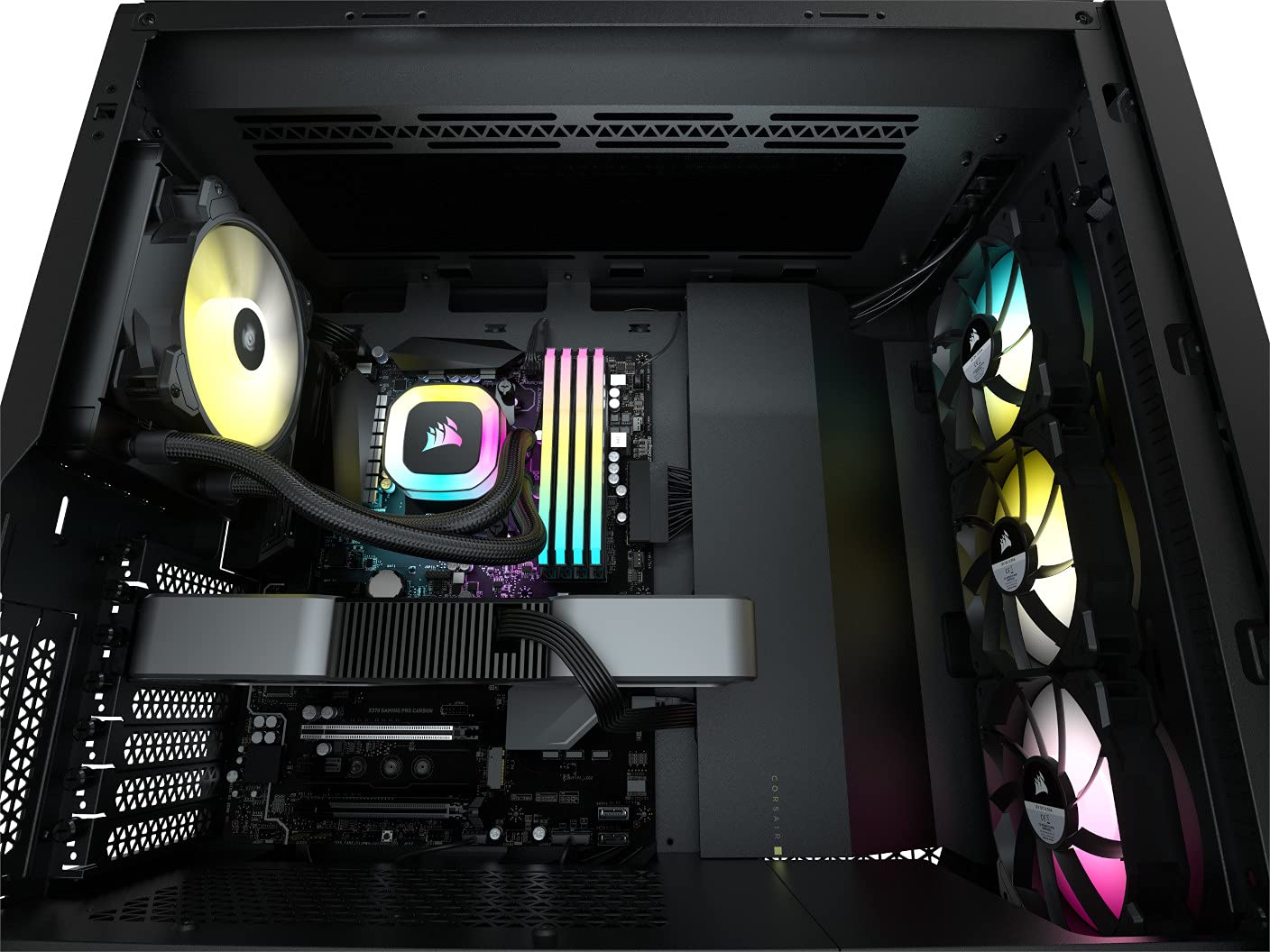 corsair-h55-rgb-dissipatore-a-liquido-120-mm-aio-nero image 7