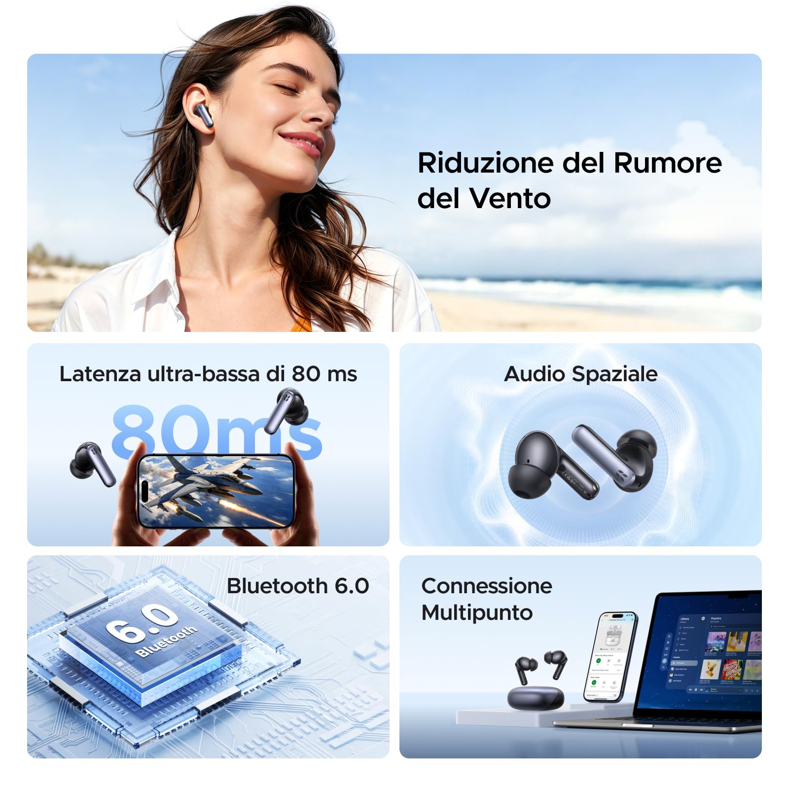 ugreen-echobuds-plus-auricolari-bluetooth-anc-55db-hi-res-nero image 6
